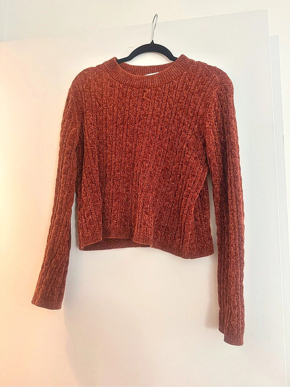 Orange Crewneck Sweater Like New